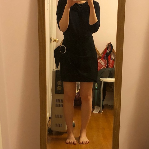 Zara belted wrap skirt in black - Picture 4 of 4